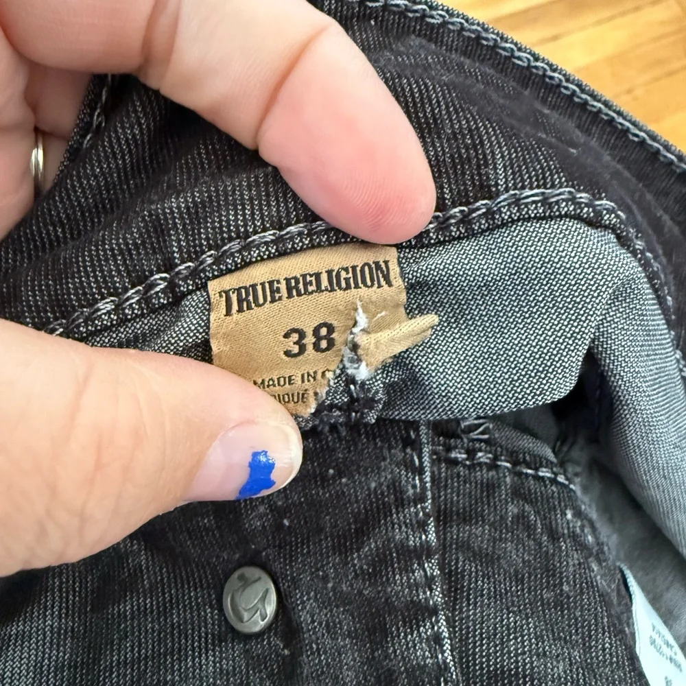 True Religion Ricky black‎ trousers
